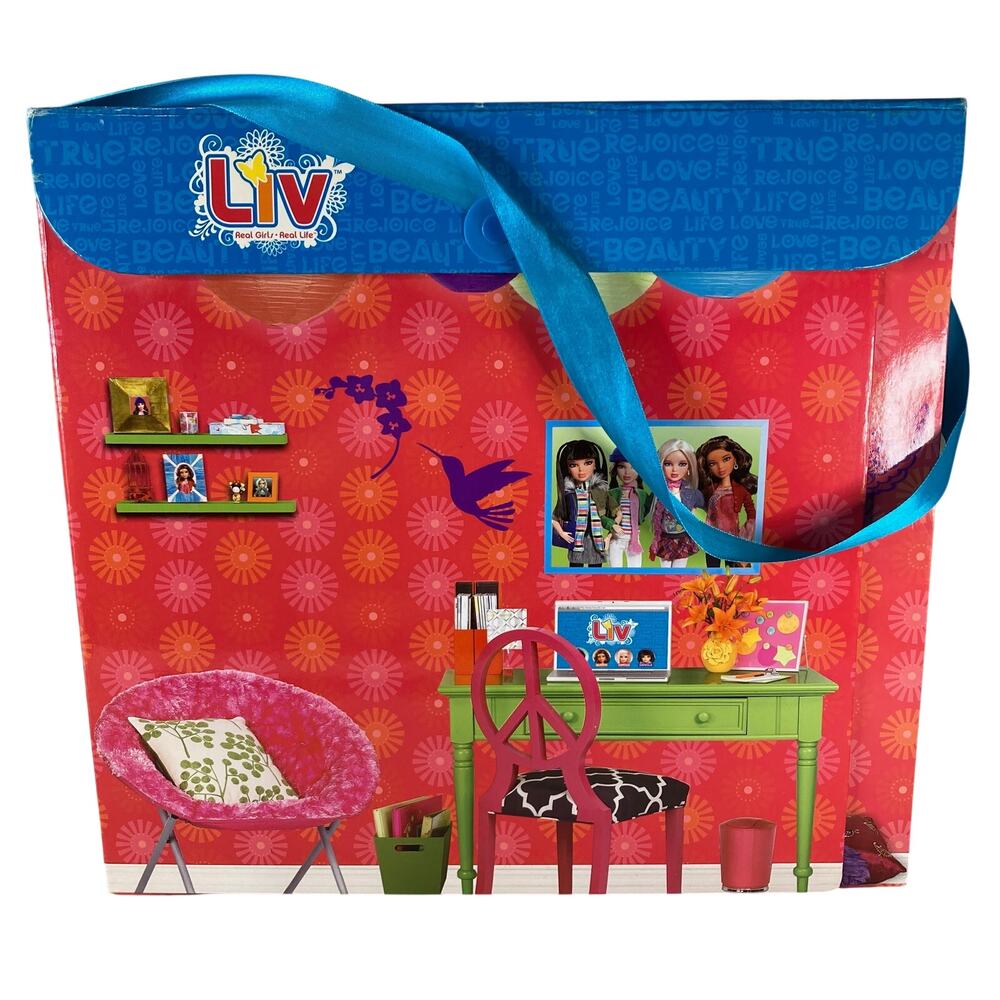 Spin Master LIV Doll My Room Convertable Folding Playhouse for 12" Dolls EUC